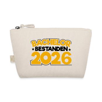 Bachelor 2026 Abschluss Promotion Sponsion - Bio-Täschchen - Natur - Vorne