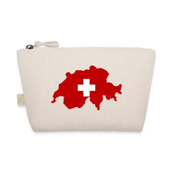 Drapeau suisse Symbole du pays - Trousse biologique - nature - Devant