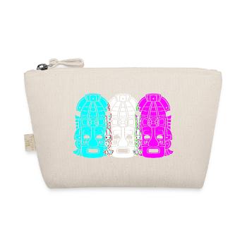 Mayan calendar aztec Inca - Organic Pouch - nature - Front