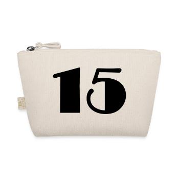 15. 15 ANS. 15e ANNIVERSAIRE. ANNIVERSAIRE 15 ANS. - Trousse biologique - nature - Devant