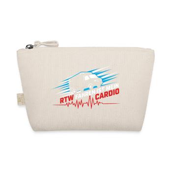 RTW Ambulanz Rettungswagen Rettungsdienst Sanität - Bio-Täschchen - Natur - Vorne