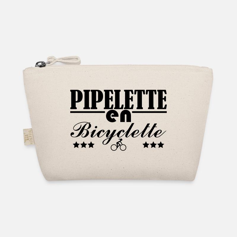 Pipelette on a bicycle Organic Pouch