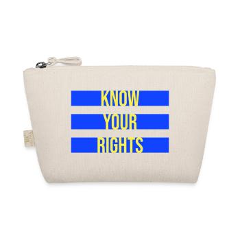 Know Your Rights Aktivismus Gerechtigkeit Freiheit - Bio-Täschchen - Natur - Vorne