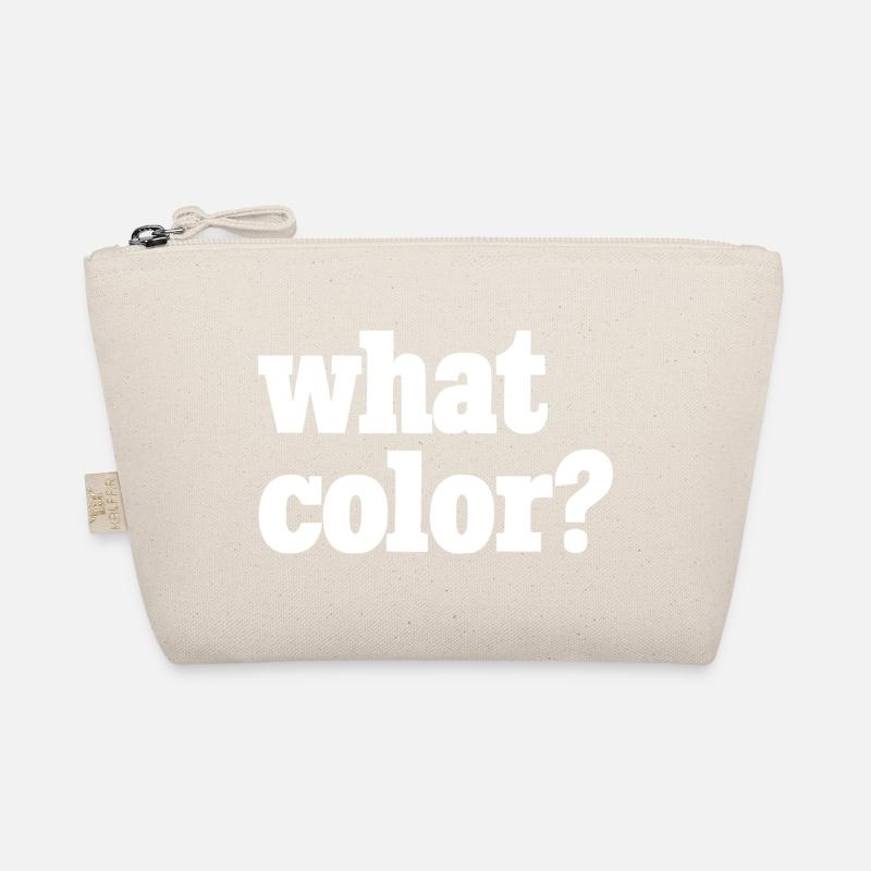 what color? weiß 2 - Bio-Täschchen - Natur
