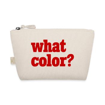 What Color - Red 2 - Organic Pouch - nature - Front