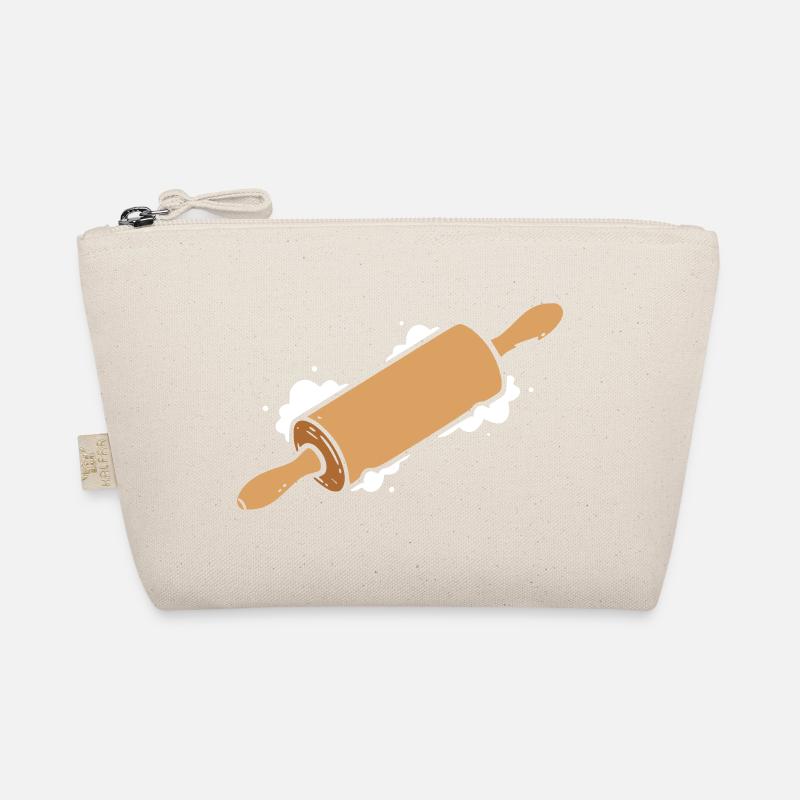 Rolling pin simple icon Organic Pouch