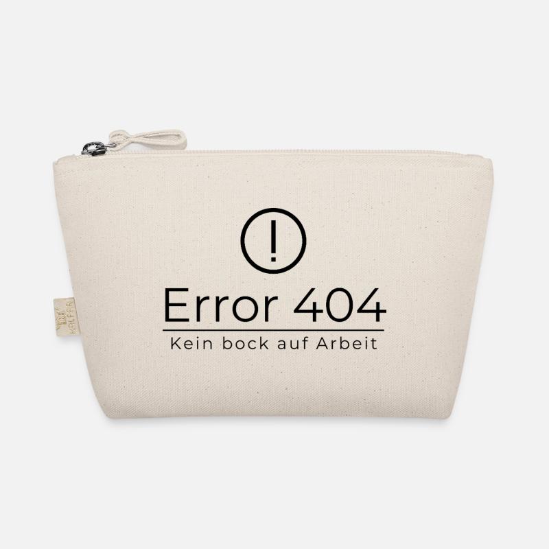 Error 404 Kein Bock Auf Arbeit Bio-Täschchen