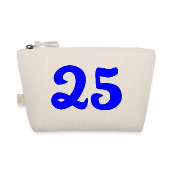 25. 25 ANS. 25e ANNIVERSAIRE. ANNIVERSAIRE 25 ANS. - Trousse biologique - nature - Devant