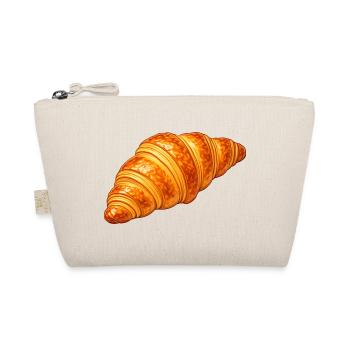 Illustration de croissant pâtisserie dorée - Trousse biologique - nature - Devant