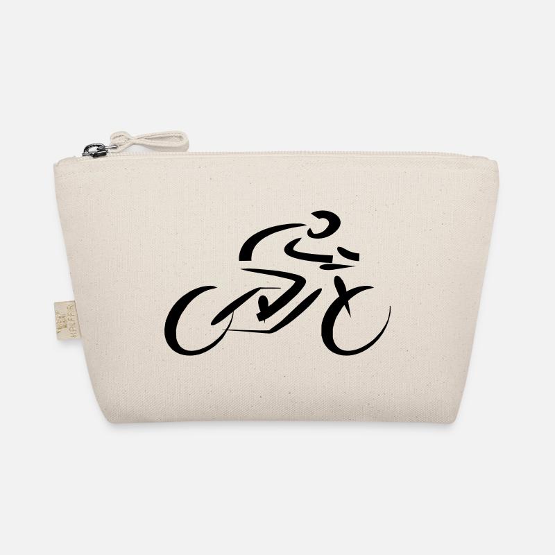 Radfahrer Rennfahrer  - Bio-Täschchen - Natur