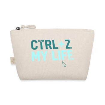Developer Fun Hoodie, CTRL+Z My Life , Mug - Organic Pouch - nature - Front