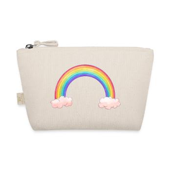 Rainbow bow with clouds - Organic Pouch - nature - Front