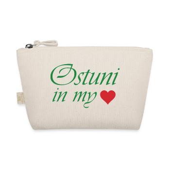 Ostuni in my heart - Organic Pouch - nature - Front