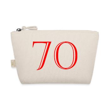 70. 70 ANS. 70e ANNIVERSAIRE. ANNIVERSAIRE 70 ANS. - Trousse biologique - nature - Devant