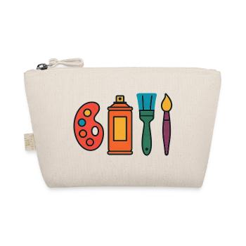 Palette de peinture artistique Pinceaux pulvérisateurs - Trousse biologique - nature - Devant