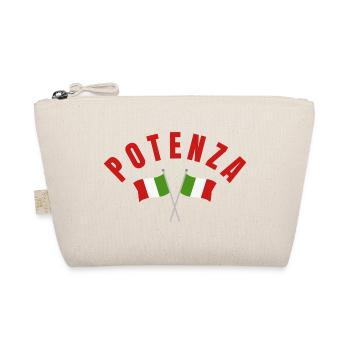 Potenza Italian Flags Emblem - Organic Pouch - nature - Front