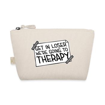 Get In Loser We're Going To Therapy Therapie Logo - Bio-Täschchen - Natur - Vorne