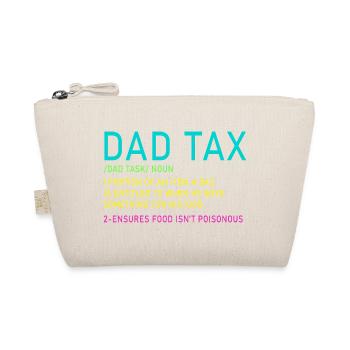 T-shirt Papa Tax Neon Meme - Trousse biologique - nature - Devant