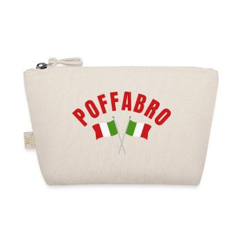 Poffabro Italian Flags  - Organic Pouch - nature - Front