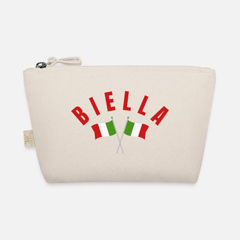 Drapeaux italiens de Biella Trousse biologique