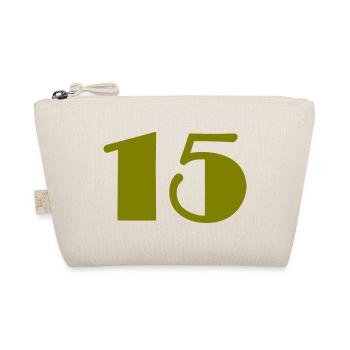 15. 15 ANS. 15e ANNIVERSAIRE. ANNIVERSAIRE 15 ANS. - Trousse biologique - nature - Devant