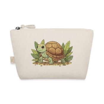 Kuscheltier-Schildkröte im Dschungel - Bio-Täschchen - Natur - Vorne