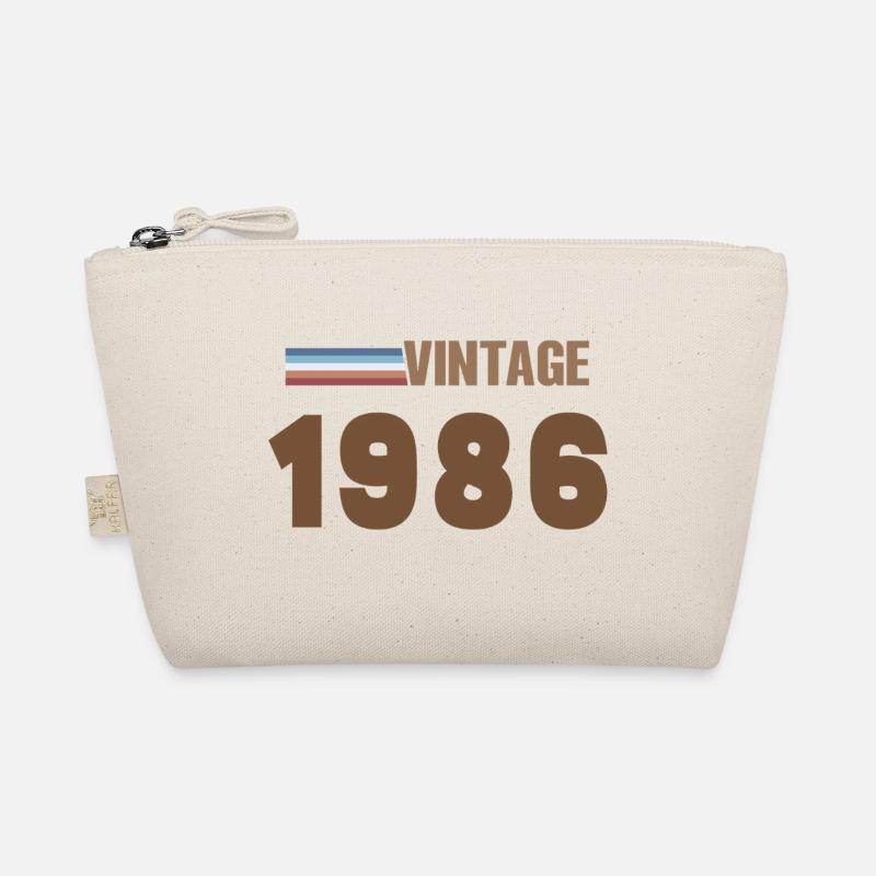 T-Shirt 40 Ans 1986 Script Manuscrit Trousse biologique