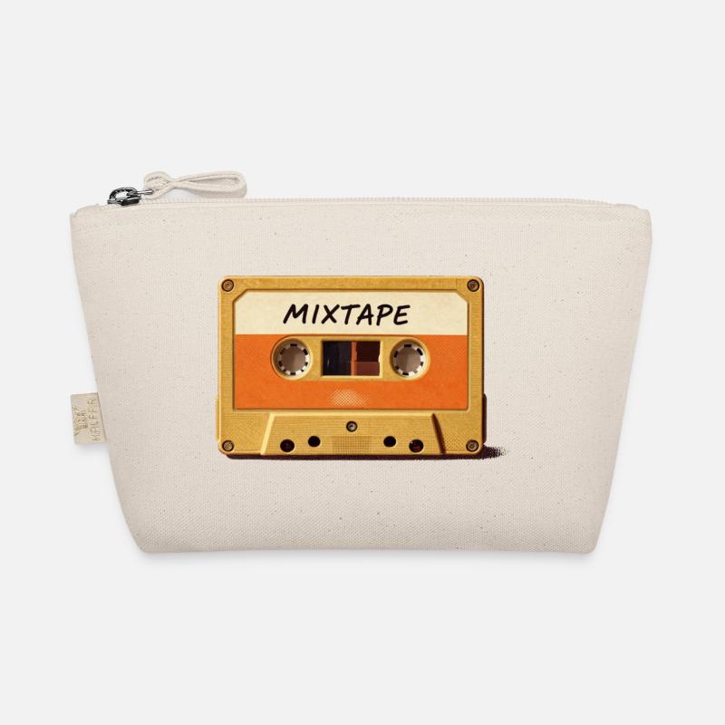 Mixtape Cassette rétro Trousse biologique