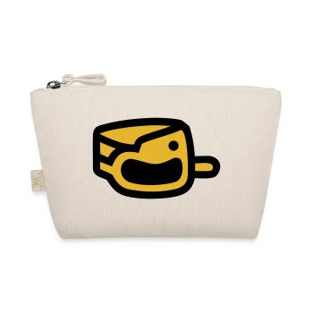 Poop Bag Dispenser Walking Dog School Dog - Organic Pouch - nature - Front