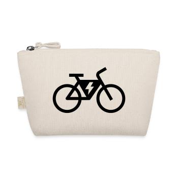 E-bike, e-biker, bike tour - Organic Pouch - nature - Front