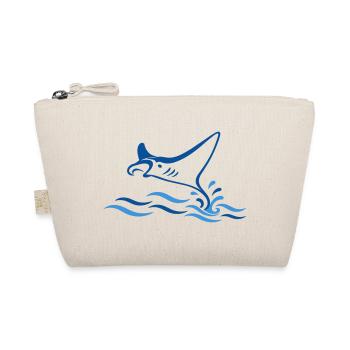 Une raie manta saute hors des vagues - Trousse biologique - nature - Devant