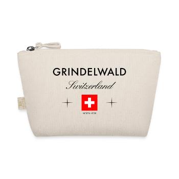 Grindelwald Schweiz Koordinaten Reise Souvenir - Bio-Täschchen - Natur - Vorne