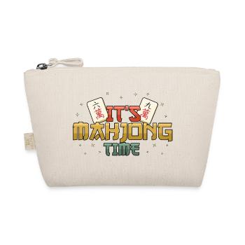 It's Mahjong Time Mahjong Game Social Club - Organic Pouch - nature - Front