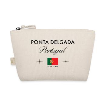 Ponta Delgada Portugal Koordinaten Reise Souvenir - Bio-Täschchen - Natur - Vorne