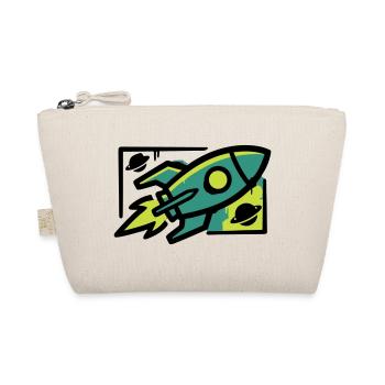 Rocket Graffiti Graphic - Organic Pouch - nature - Front