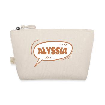 Alyssia as a given name - Organic Pouch - nature - Front