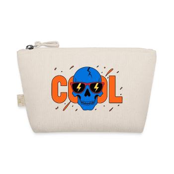 Cool Skull Flash Sunglasses - Organic Pouch - nature - Front