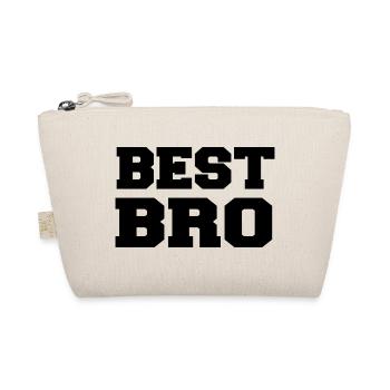 Bester Bruder Bester Bruder Tippfehler Schwarz - Bio-Täschchen - Natur - Vorne