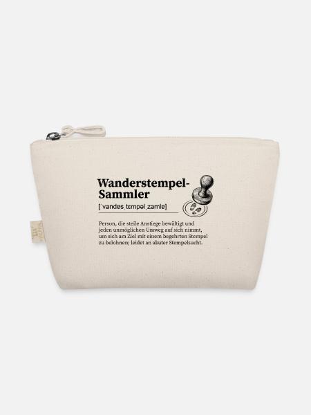 Wanderstempel-Sammler Duden - Geschenk Wanderer - Bio-Täschchen - Natur