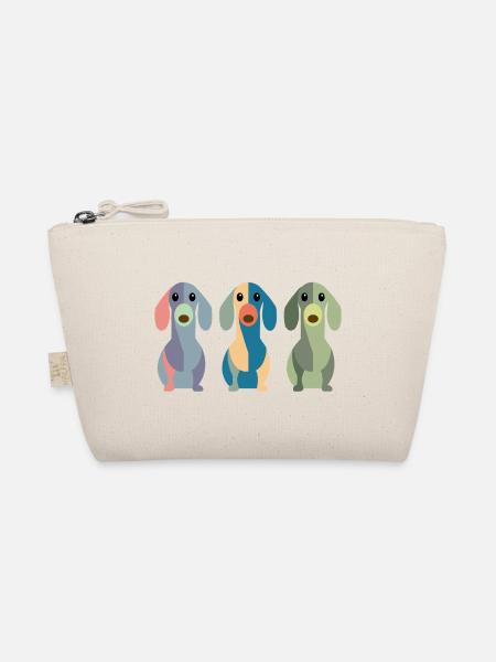 Dachshund Dackel - Bio-Täschchen - Natur