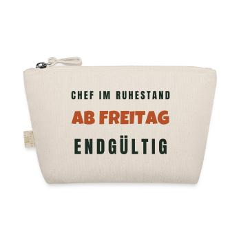 Chef Im Ruhestand Ab Freitag Endgültig Spruch - Bio-Täschchen - Natur - Vorne