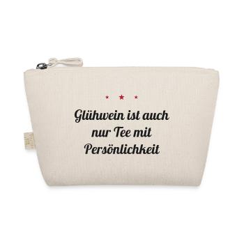Glühwein ist auch nur Tee mit Persönlichkeit - Bio-Täschchen - Natur - Vorne