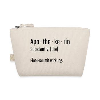 Apothekerin Substantiv Definition Geschenk - Bio-Täschchen - Natur - Vorne