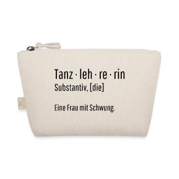 Tanzlehrerin Substantiv Definition Tanz Geschenk - Bio-Täschchen - Natur - Vorne