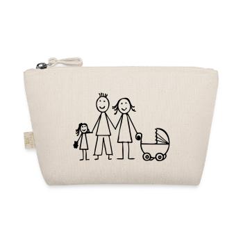 Familie - Bio-Täschchen - Natur - Vorne