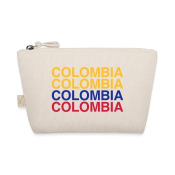 KOLUMBIEN Colombian Flag - COLOMBIA - Bio-Täschchen - Natur - Vorne