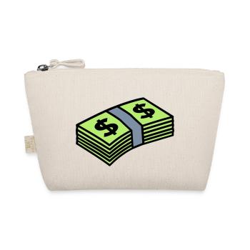 Money dollars 3 colors - Bio-Täschchen - Natur - Vorne
