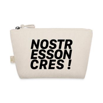 No Stress On Cres / block - Bio-Täschchen - Natur - Vorne