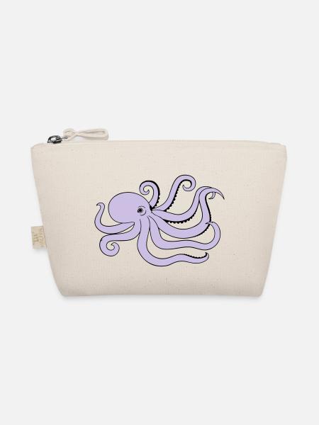 octopus - Bio-Täschchen - Natur - Vorne