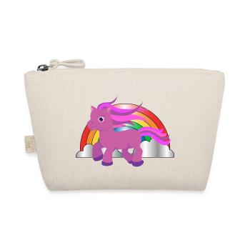 einhorn7 - Bio-Täschchen - Natur - Vorne